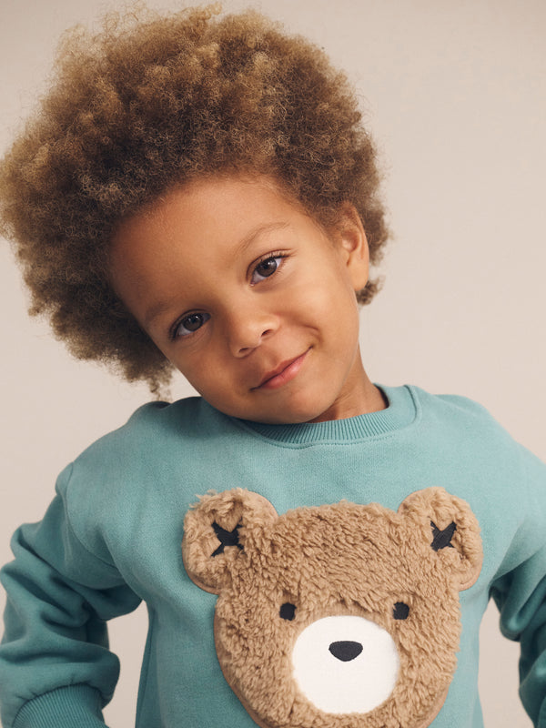 Furry Huxbear Sweatshirt Red