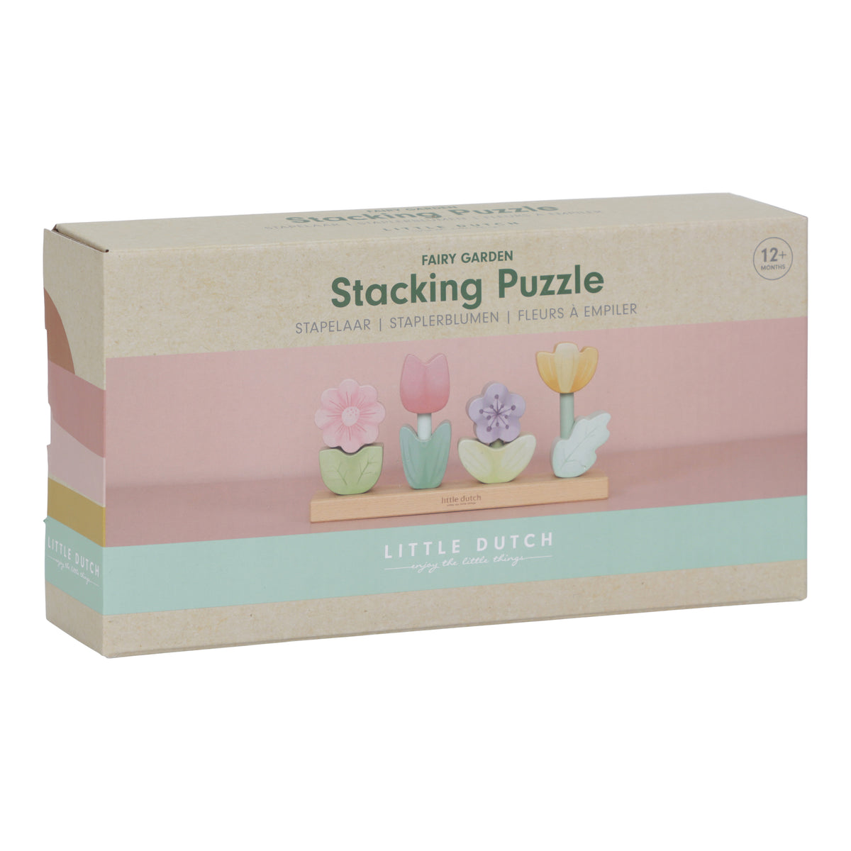 Wooden Stacking Flower Puzzle