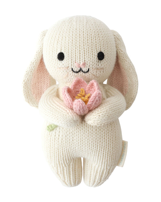 Baby bunny | blooming tulip
