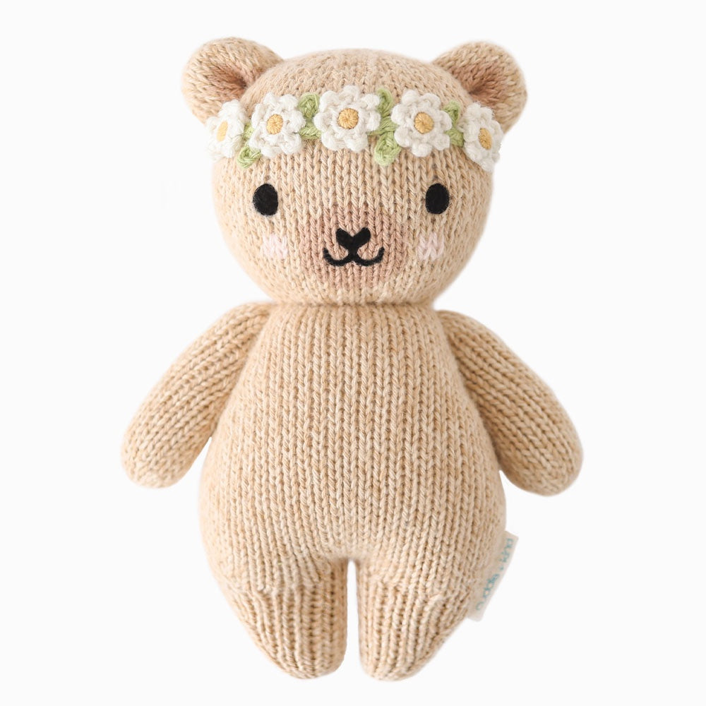 Baby honey bear | Ivory floral
