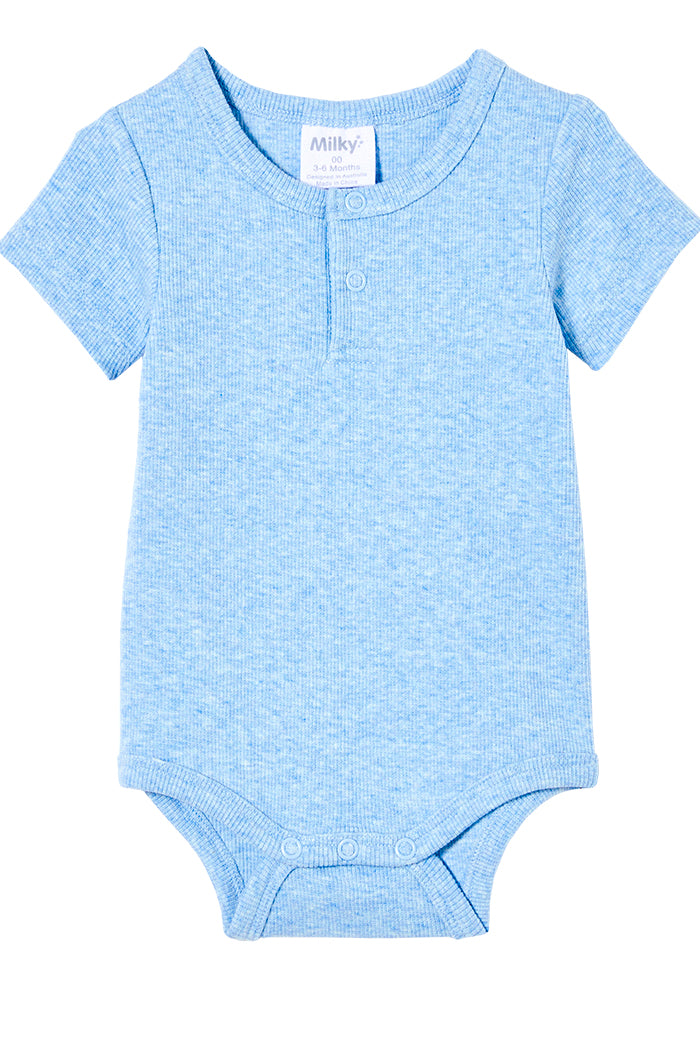 Ice Blue Rib Bubbysuit