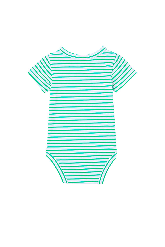 Green Stripe Bubbysuit