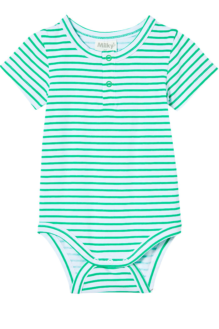 Green Stripe Bubbysuit