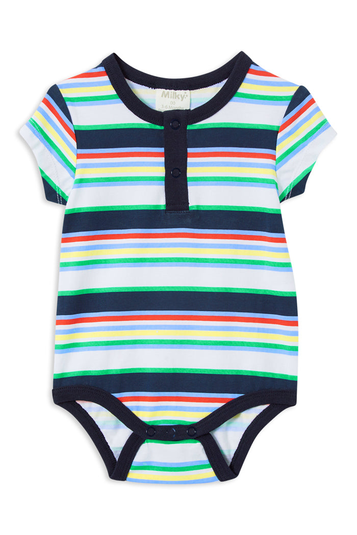 Milky Multi Stripe Bubbysuit