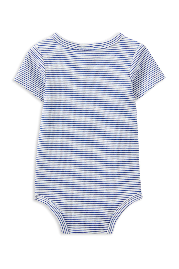 Boys Blue Rib Bubbysuit