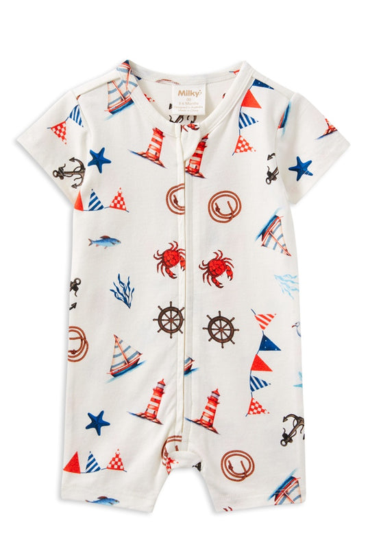 Seaside Zip Romper