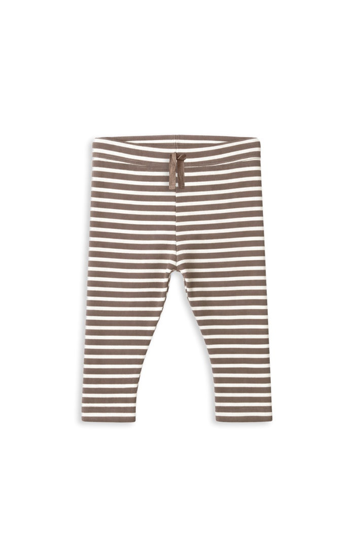 Latte Stripe Baby Pant