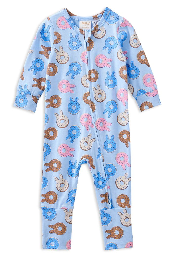 Donut Bunny Zip Romper