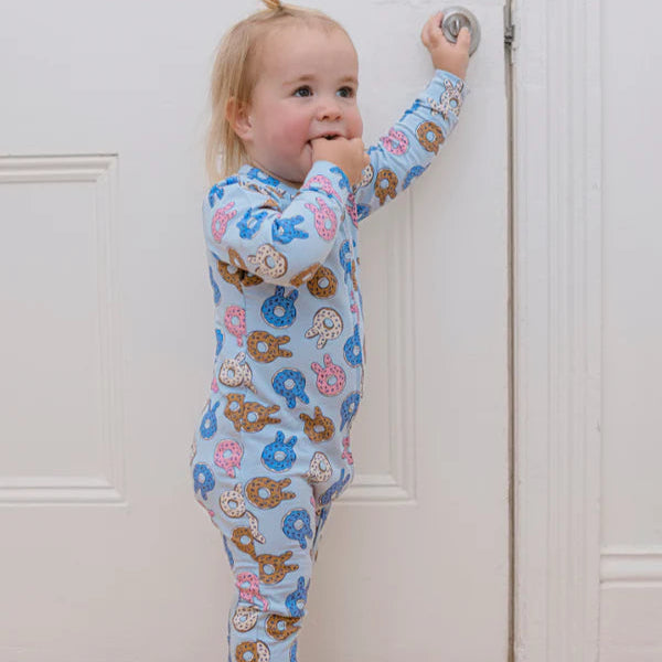 Donut Bunny Zip Romper