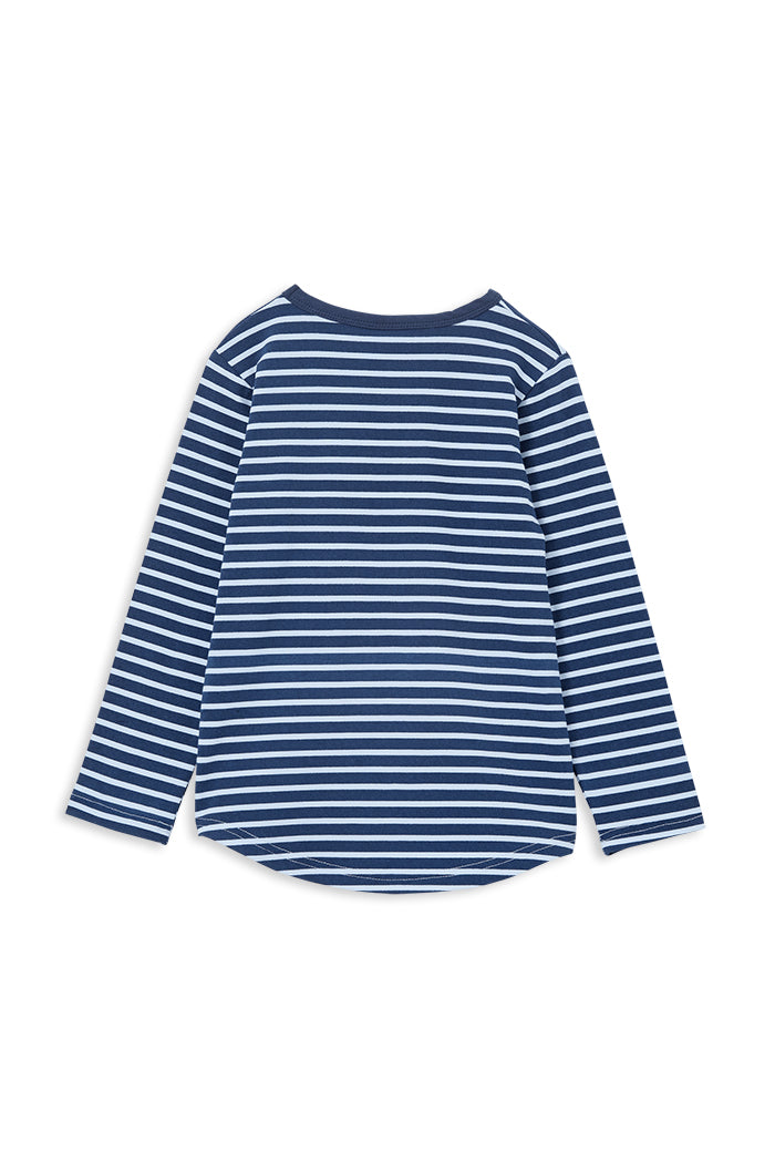 Indigo Stripe Pocket Tee