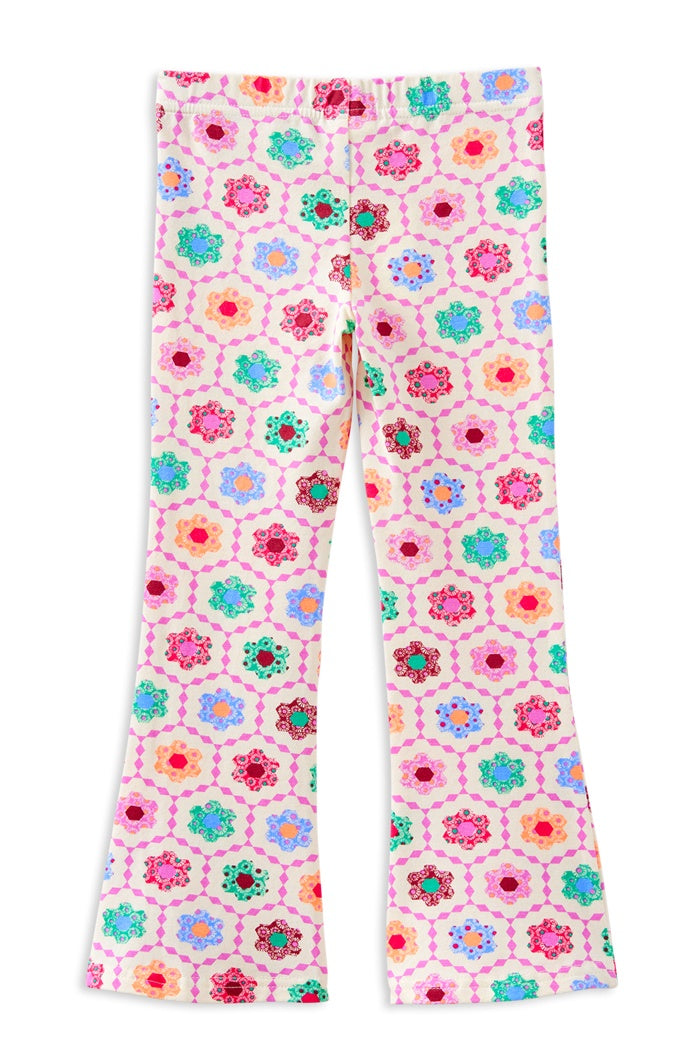 Honeycomb Bloom Flared Legging