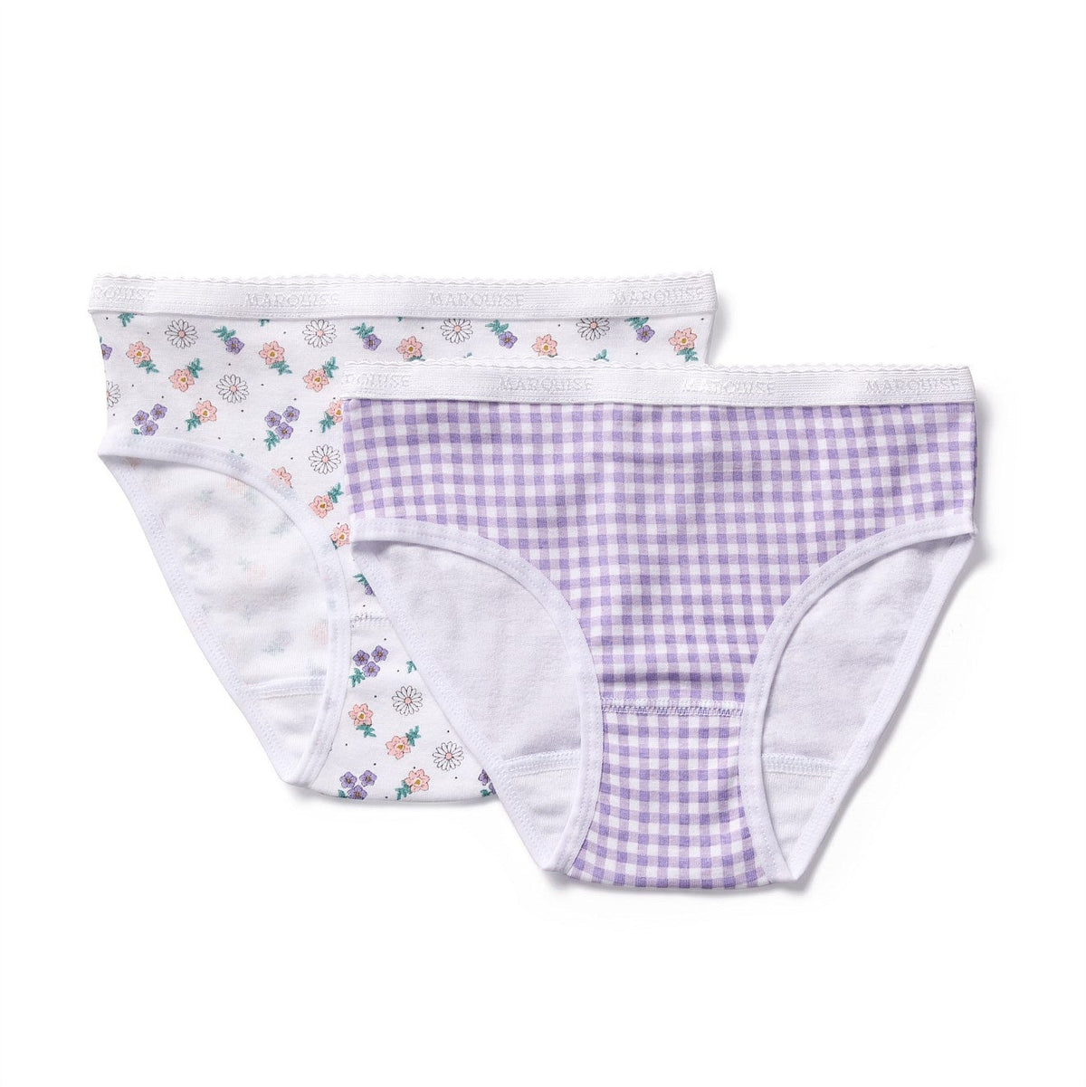 Gingham Floral Underwear 2 Pack