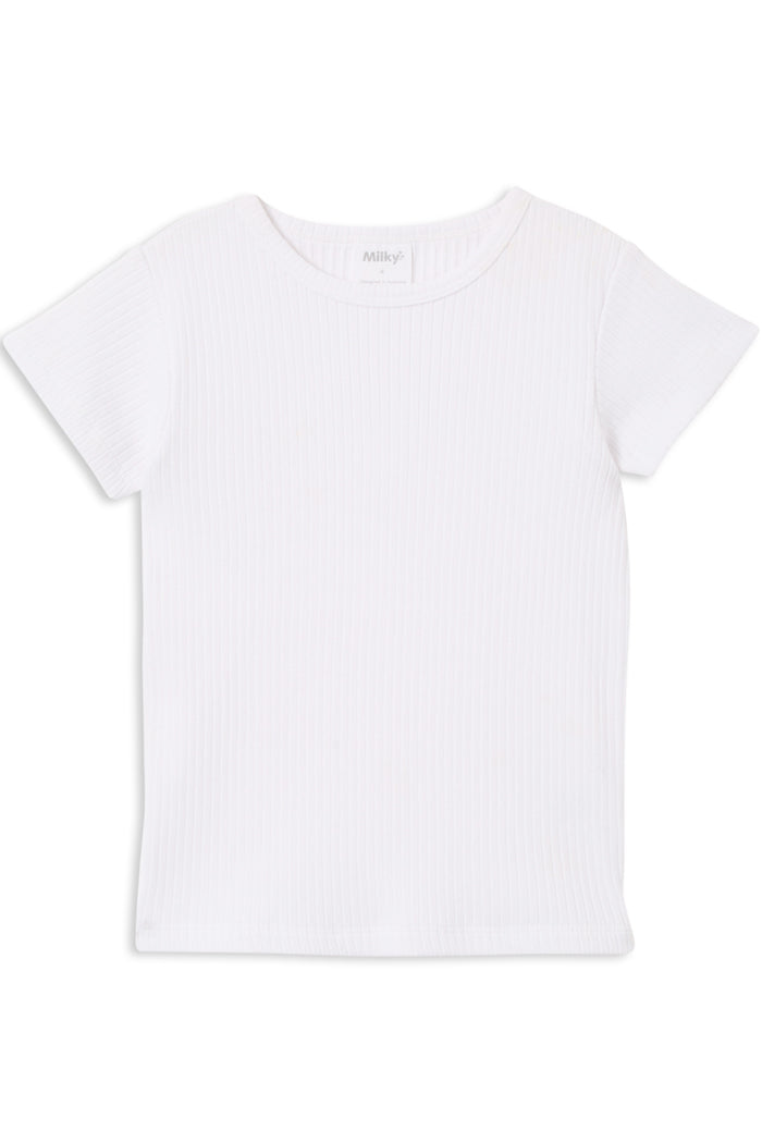 White Rib Tee