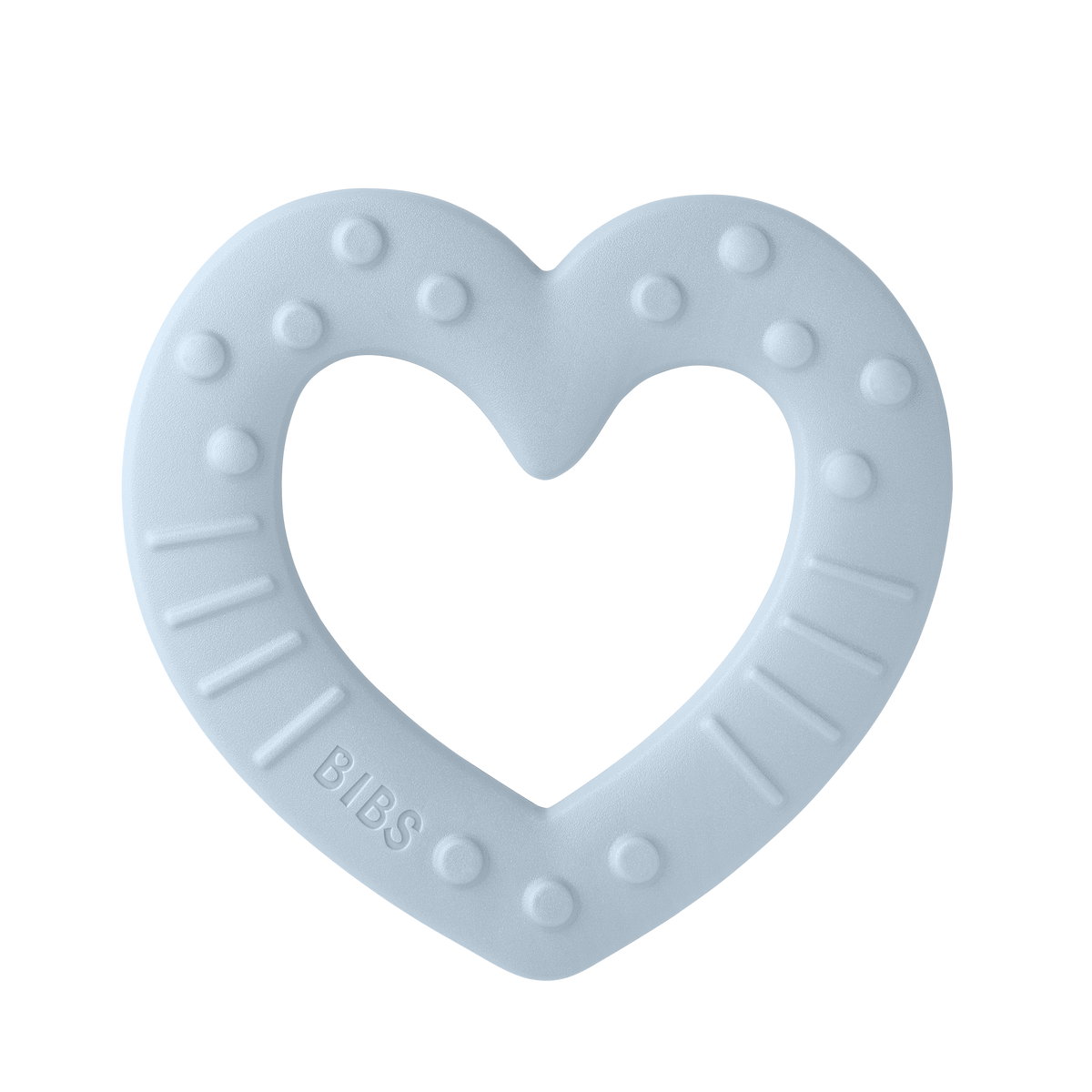 BIBS Baby Bities | Heart | Baby Blue