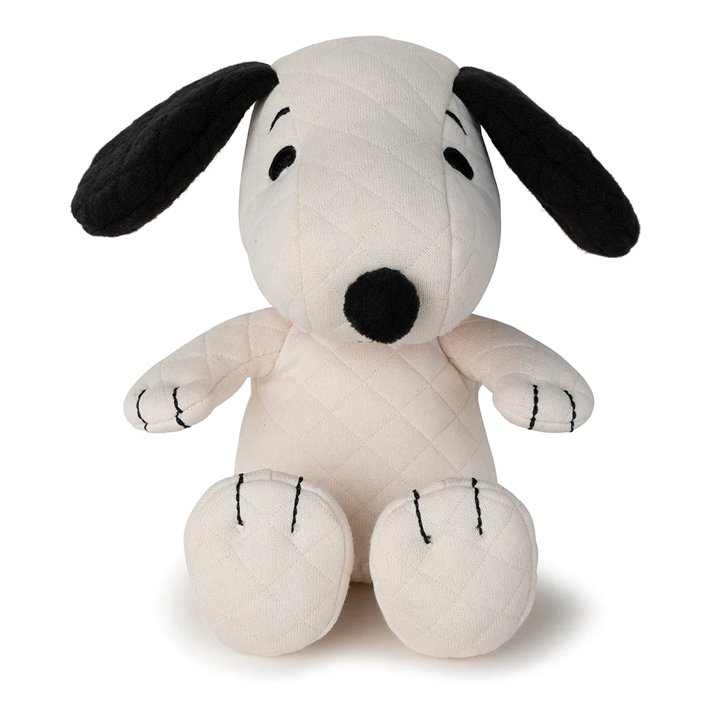Snoopy Quilted Jersey Cream in giftbox | 17 cm