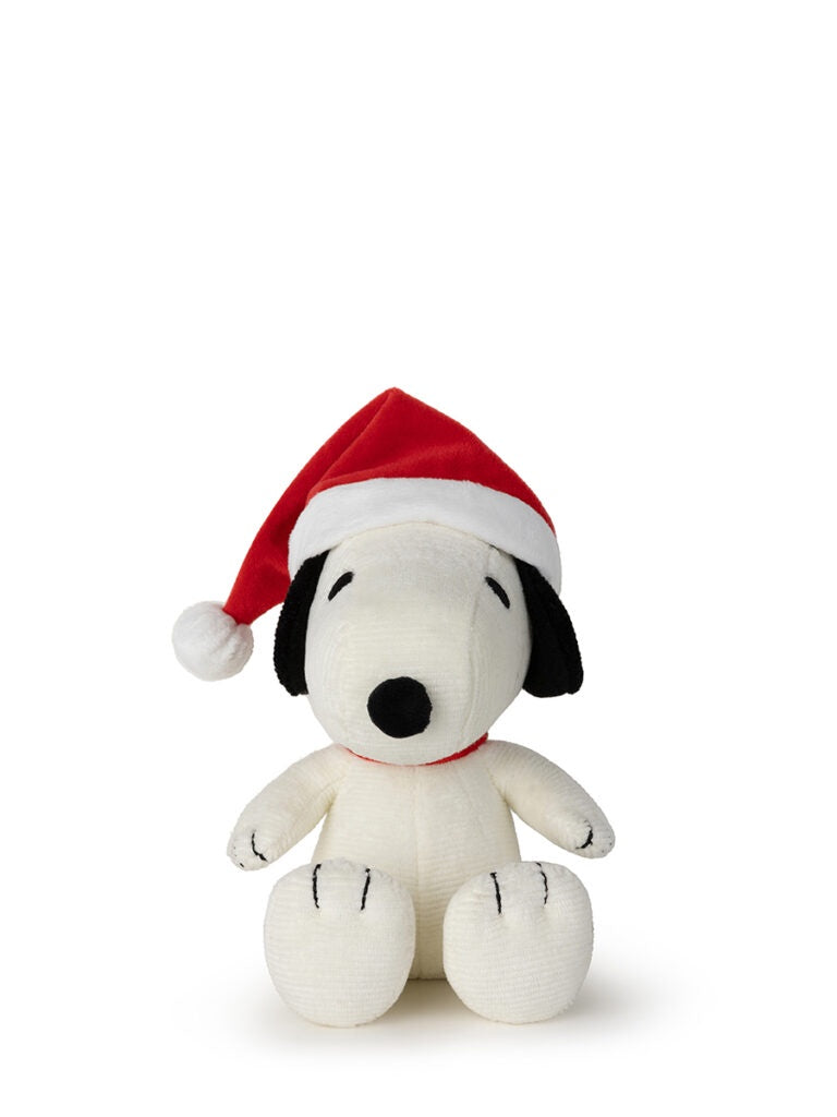 Snoopy Sitting with Christmas Hat | 17cm