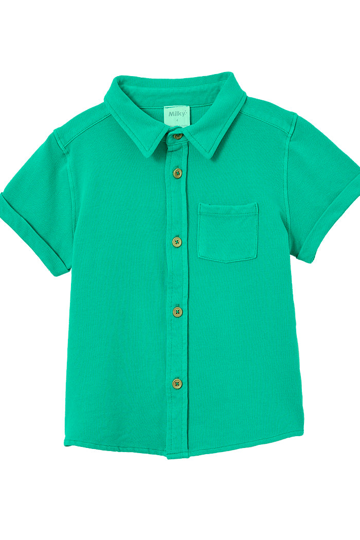 Apple Green Pique Shirt