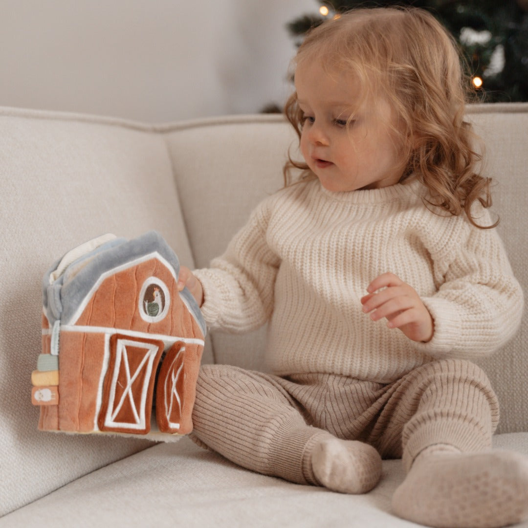Little Farm Soft Activity Book Plush Baby Activity Toy