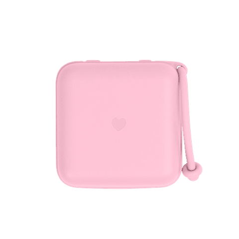 BIBS Pacifier Box | Baby Pink