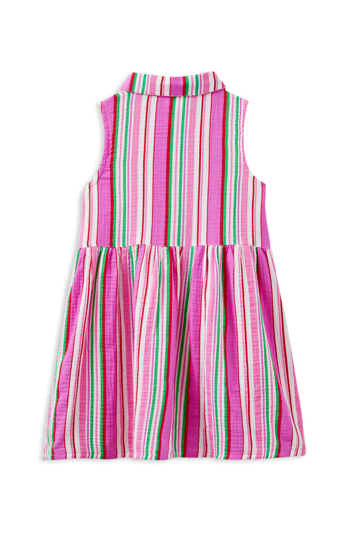 Crinkle Stripe Dress
