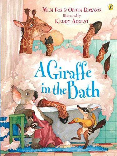 Giraffe In The Bath