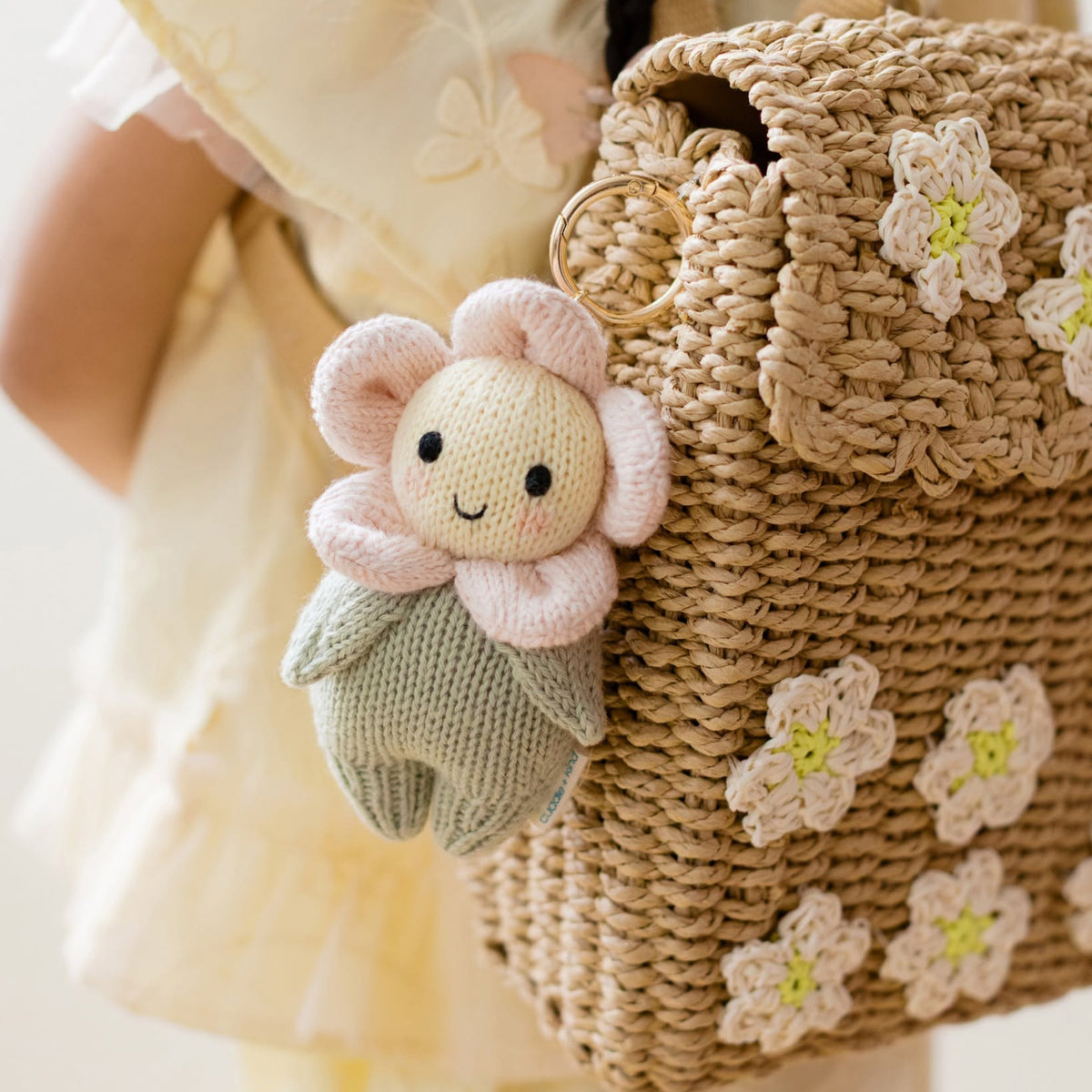 Baby daisy bag charm