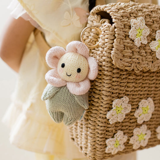 Baby daisy bag charm