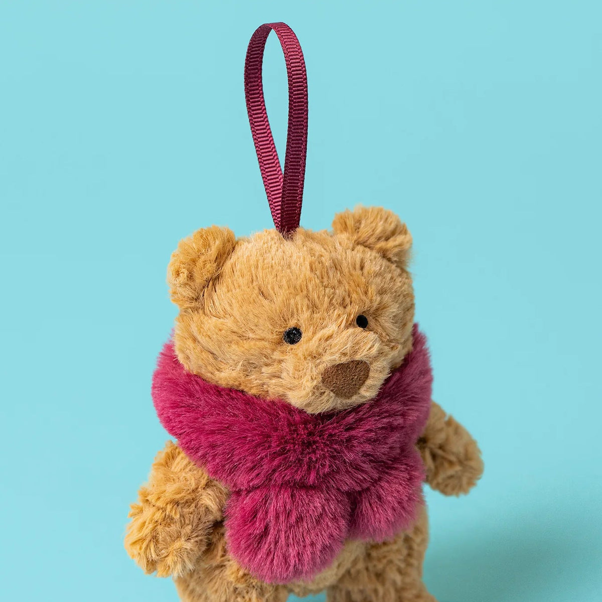 Bartholomew Bear Jnr Winter Warmer Decoration | Red