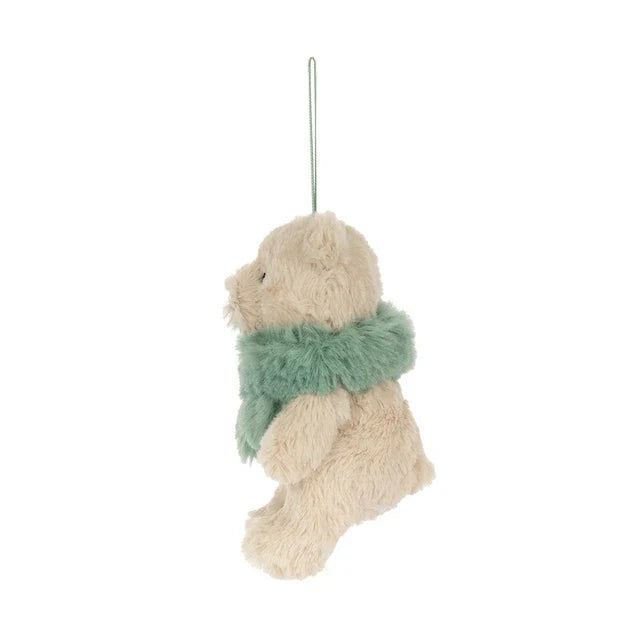 Bartholomew Bear Jnr Winter Warmer Decoration | Green