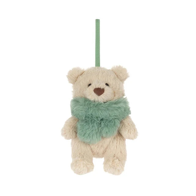 Bartholomew Bear Jnr Winter Warmer Decoration | Green