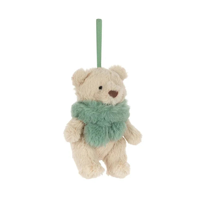 Bartholomew Bear Jnr Winter Warmer Decoration | Green