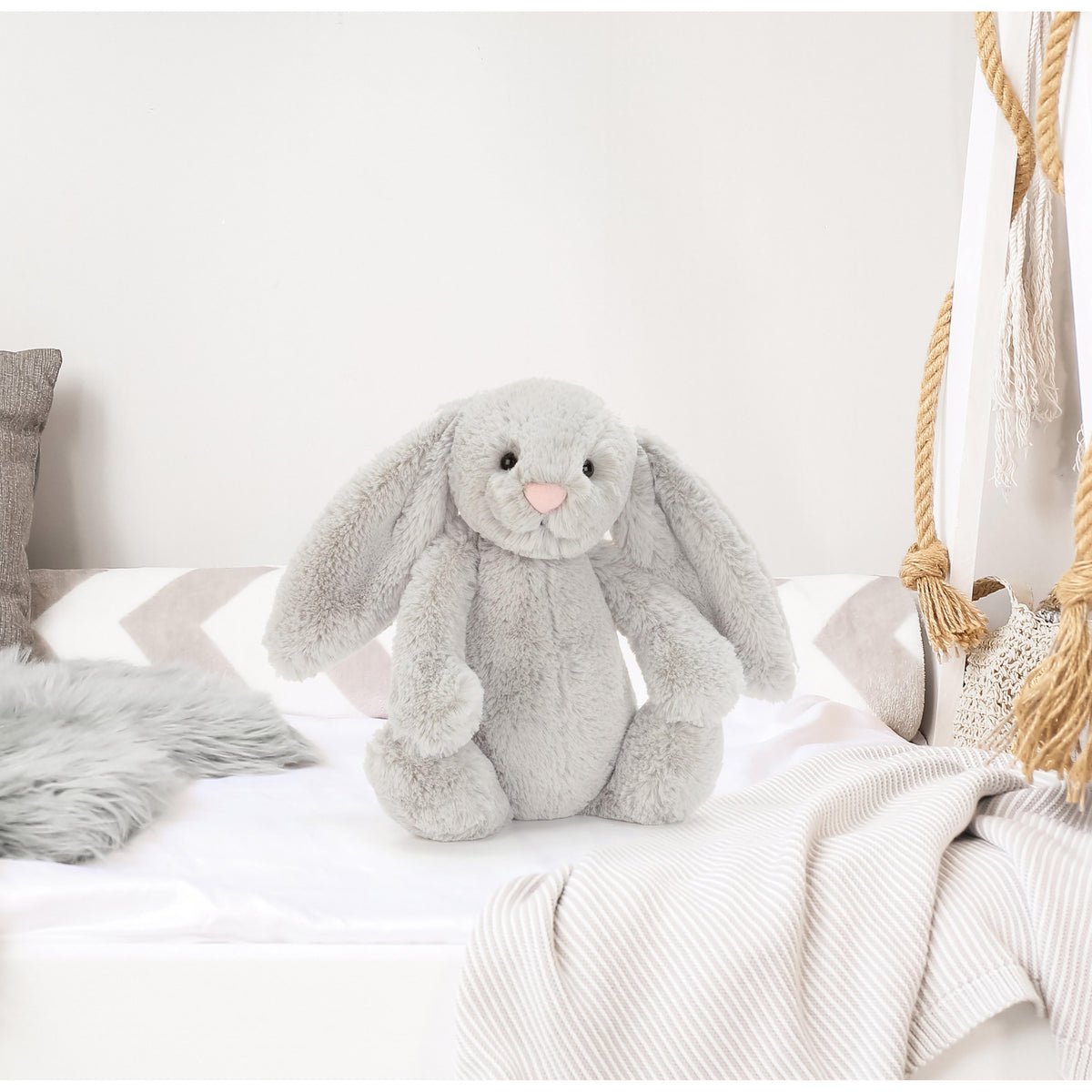 Bashful Silver Bunny | Medium
