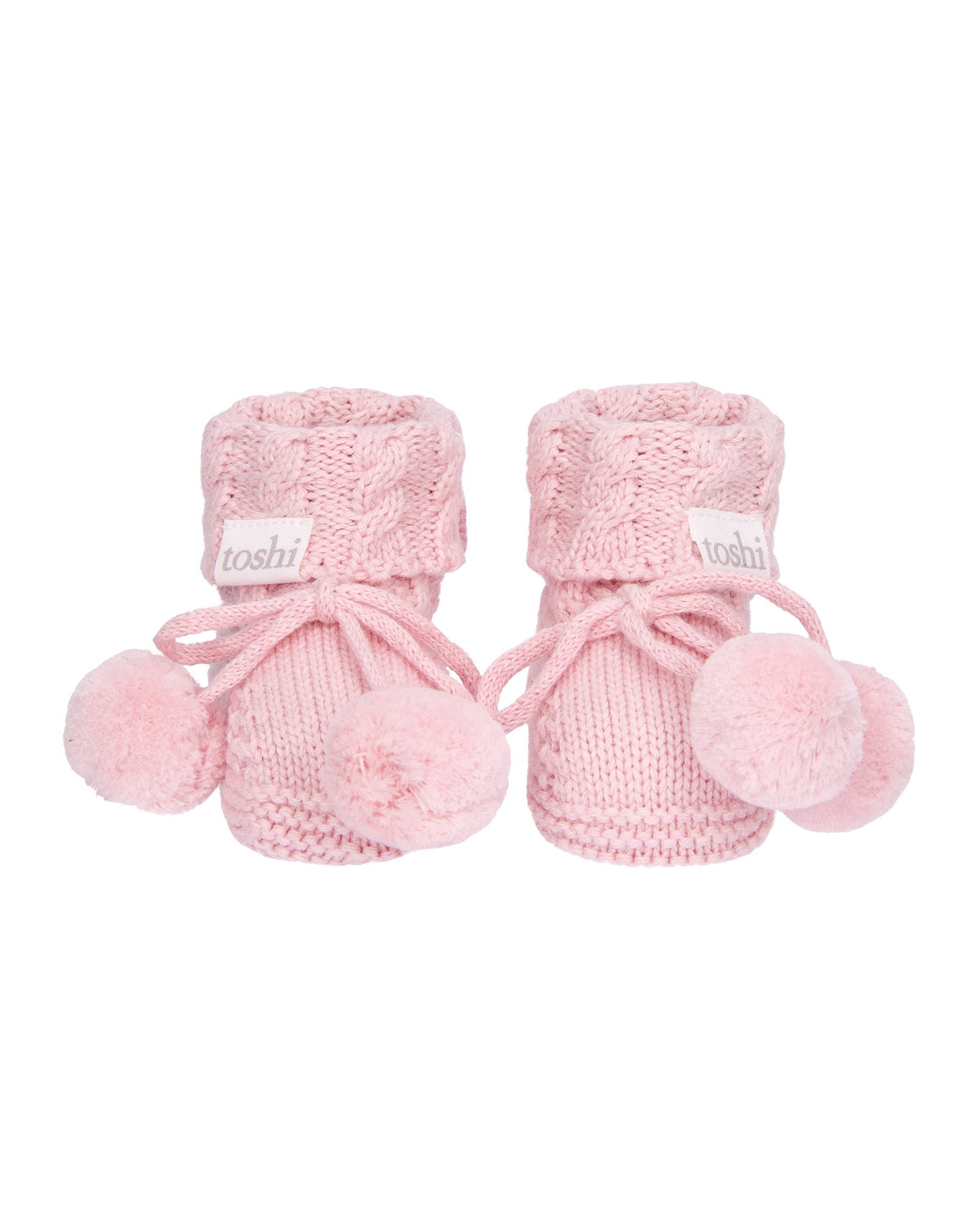 Organic Booties Yummy | Misty Rose