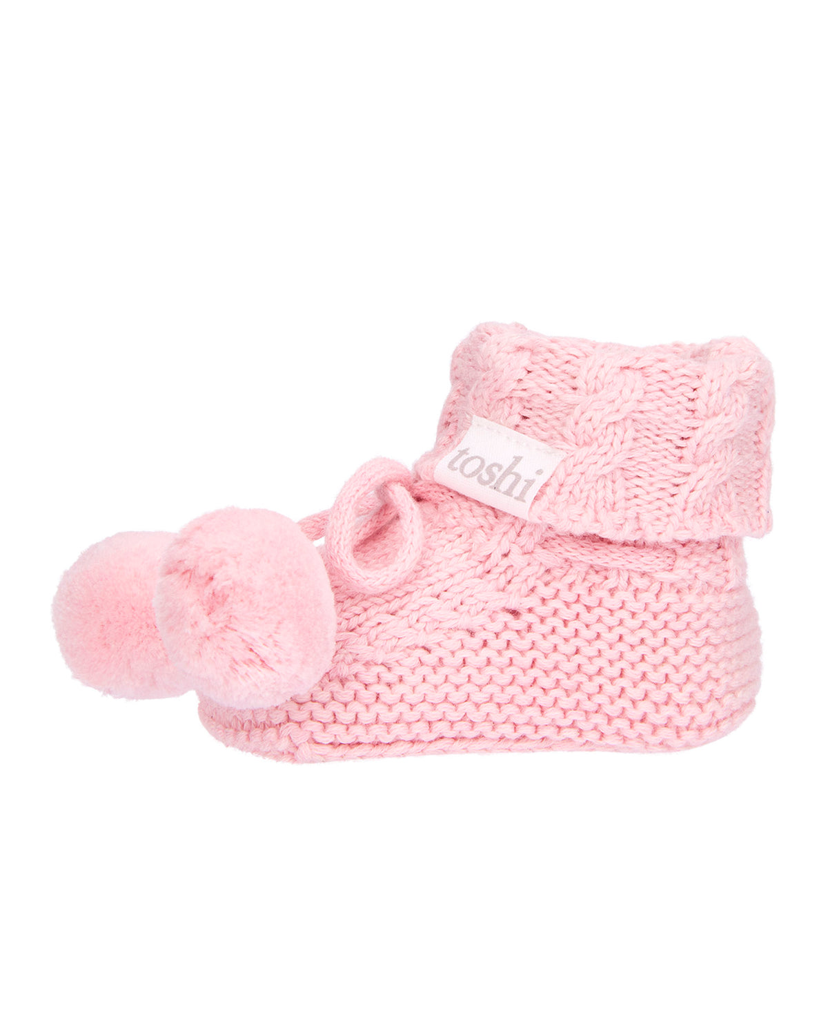 Organic Booties Yummy | Misty Rose
