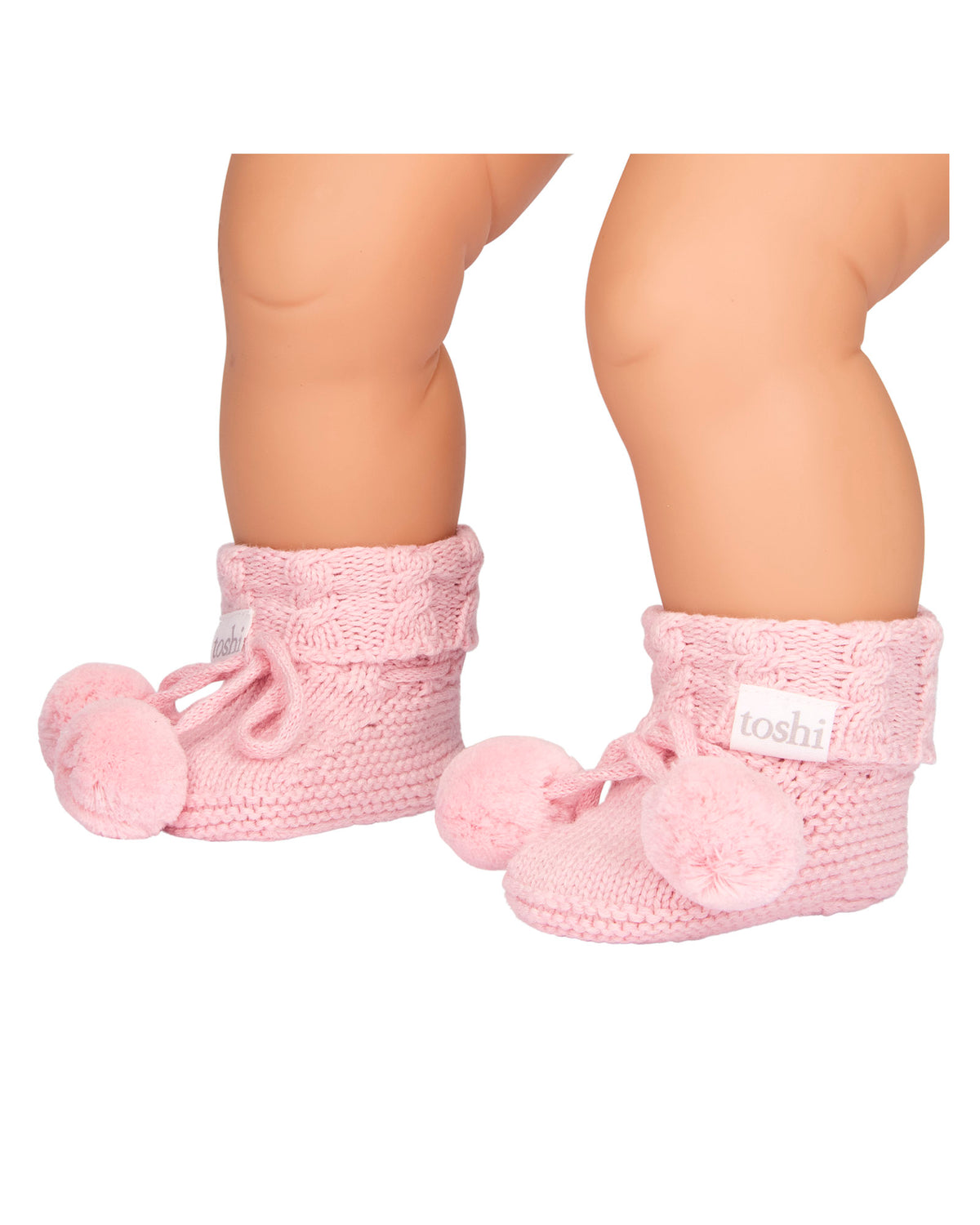 Organic Booties Yummy | Misty Rose