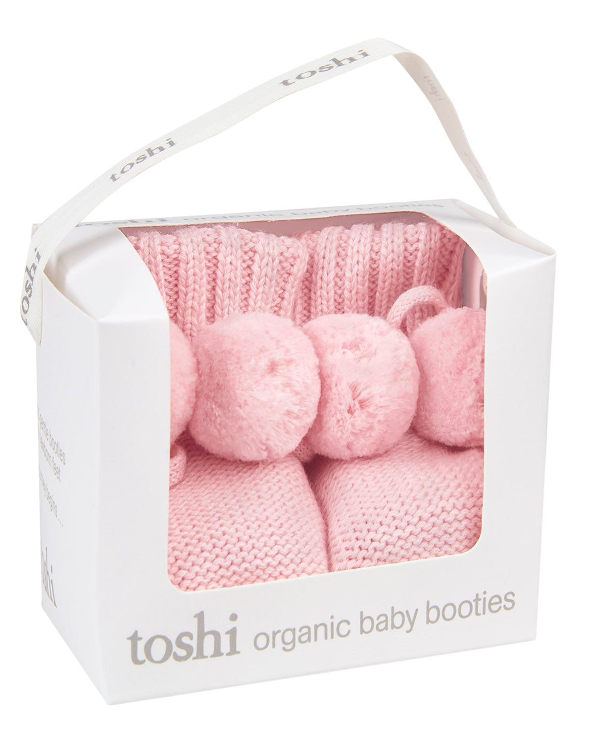 Organic Booties Yummy | Misty Rose