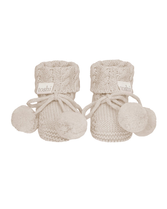 Organic Booties Yummy | Oatmeal