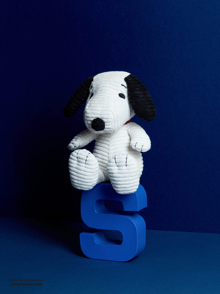 Snoopy ECO Corduroy Cream | 19 cm