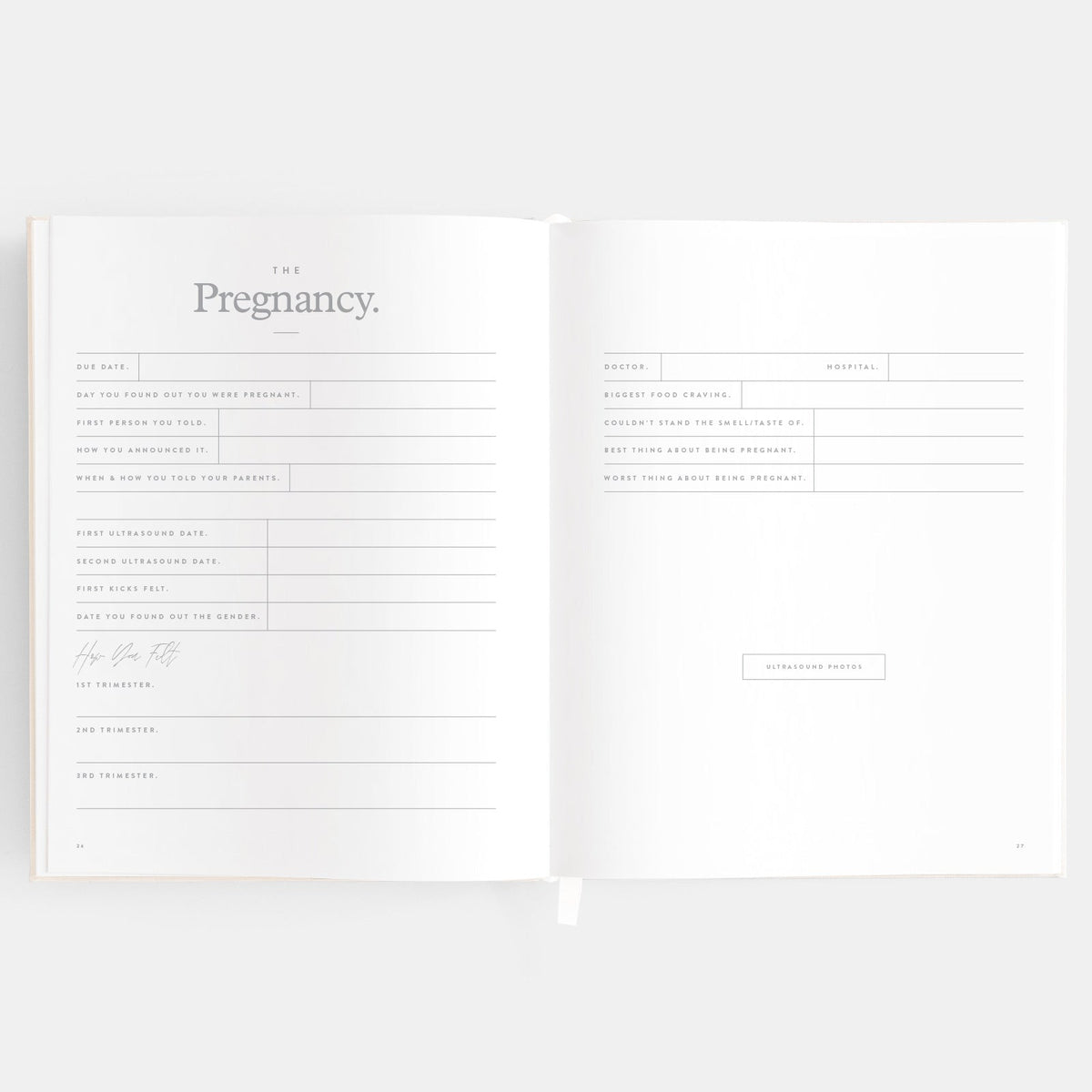 Baby Book Forest Friends Peony - 3rd Edition