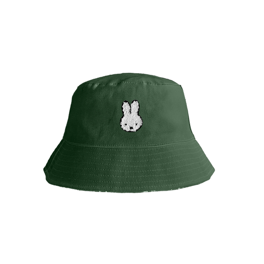 Engelite X Miffy | Canvas Bucket Hat | Green