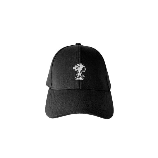 Snoopy Canvas Cap | Black