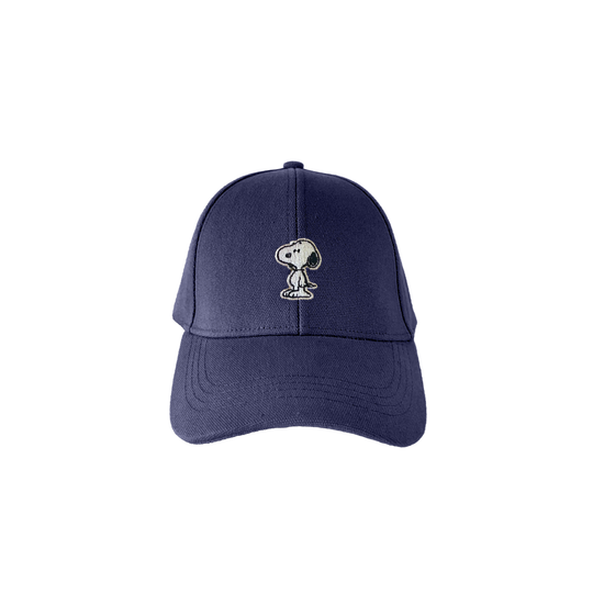 Snoopy Canvas Cap | Navy
