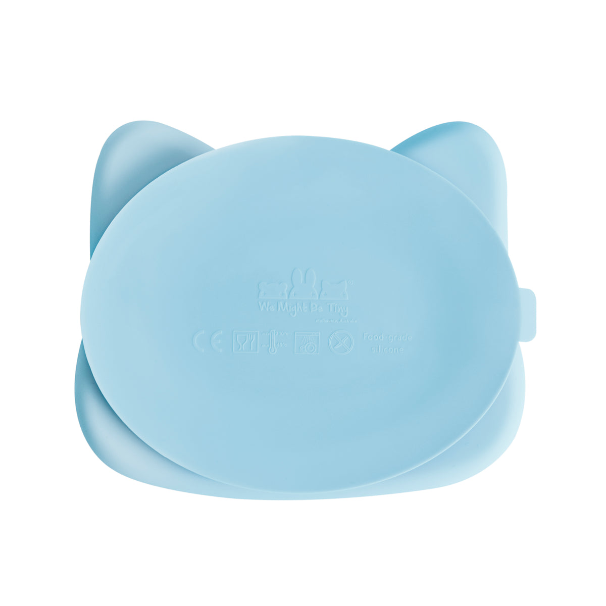 Cat Stickie Plate | Blue