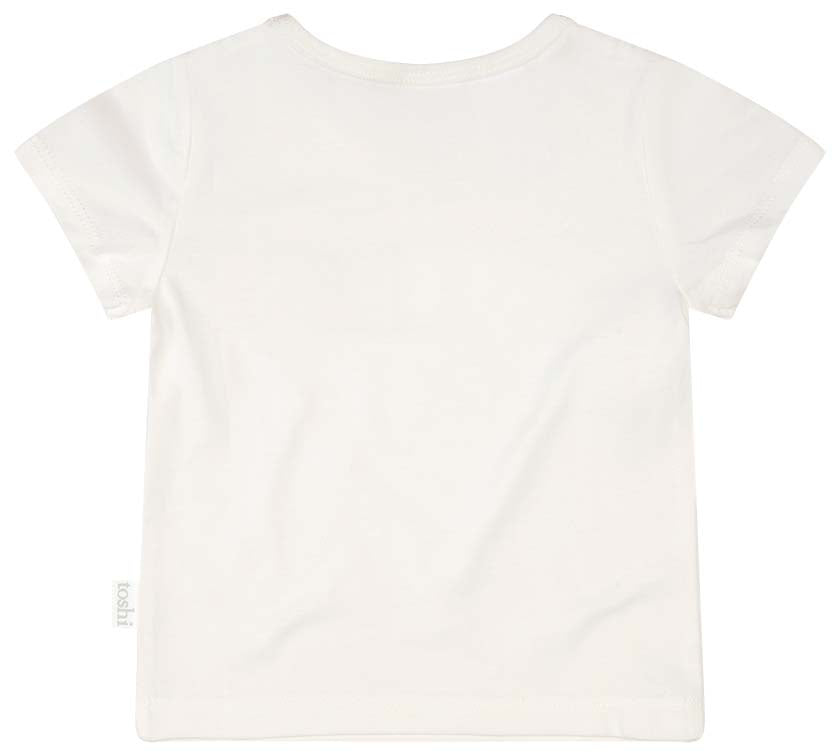 Dreamtime Organic Tee Short Sleeve Logo | Cream