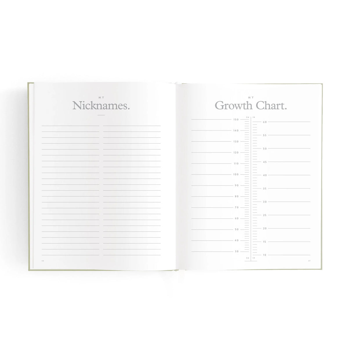 Mini Baby Book | Sage