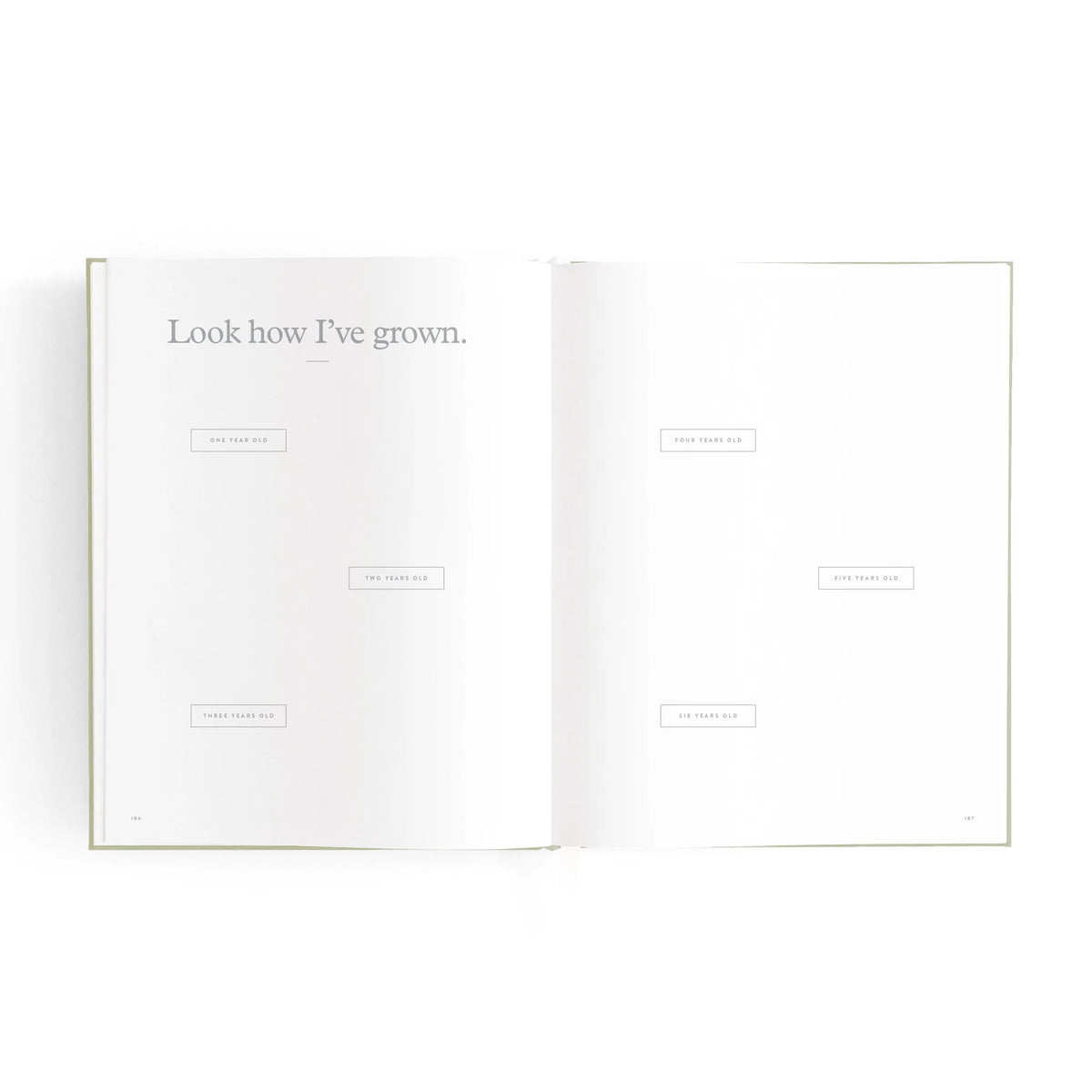 Mini Baby Book | Sage