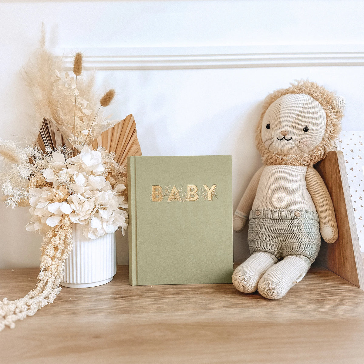 Mini Baby Book | Sage