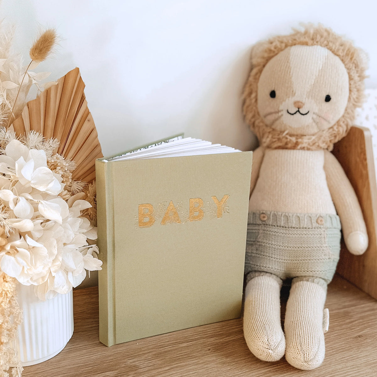Mini Baby Book | Sage