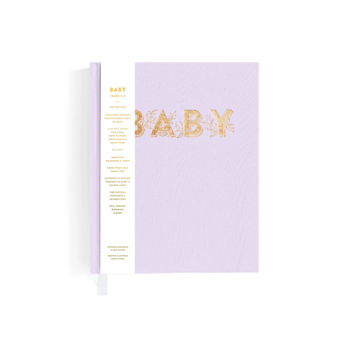 Mini Baby Book | Lilac