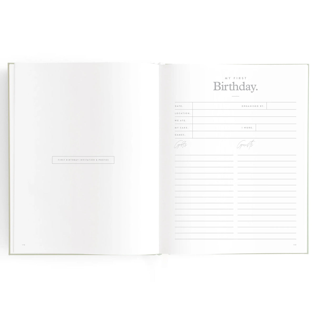 Baby Book Blue Ducks | 3rd Edition